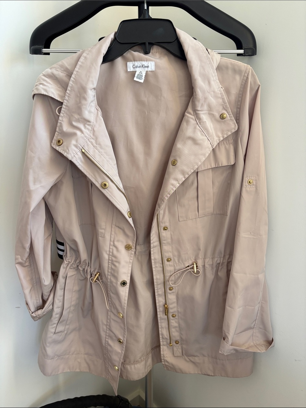Calvin Klein Women's Blush Utility Anorak Jacket